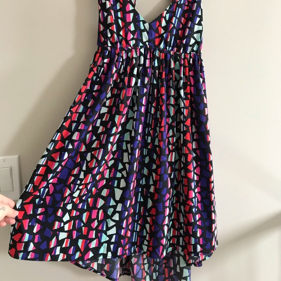 Geometric Roxy high low dress - Picture 2 of 4